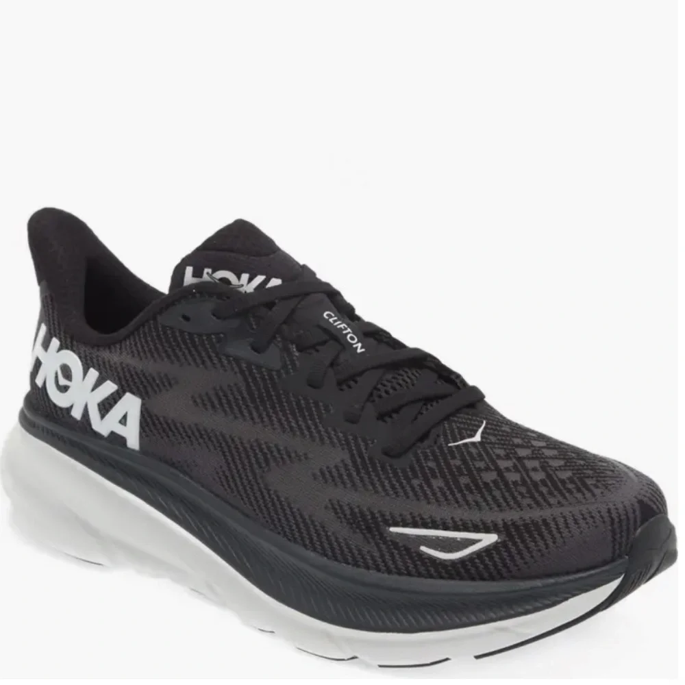 HOKA Clifton 9 Rubber-Trimmed Mesh Running Sneakers men size 14D NEW/no box